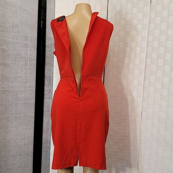 BRAND NEW PERCEPTIONS NEW YORK SLEEVELESS INVISIBLE BACK ZIPPER CLOSURE DRESS - Picture 9 of 15